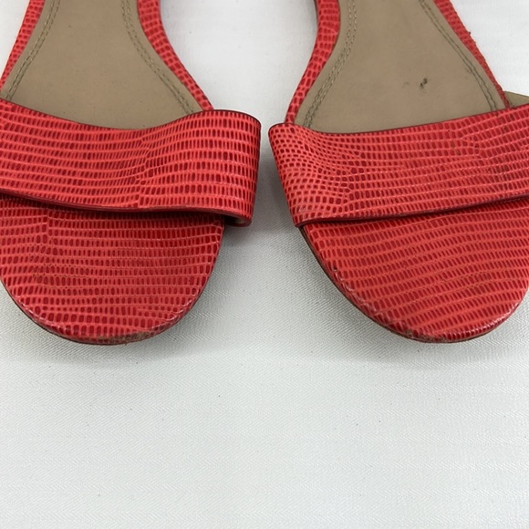 Tory Burch Tangerine Leather Sandals - Picture 3 of 14